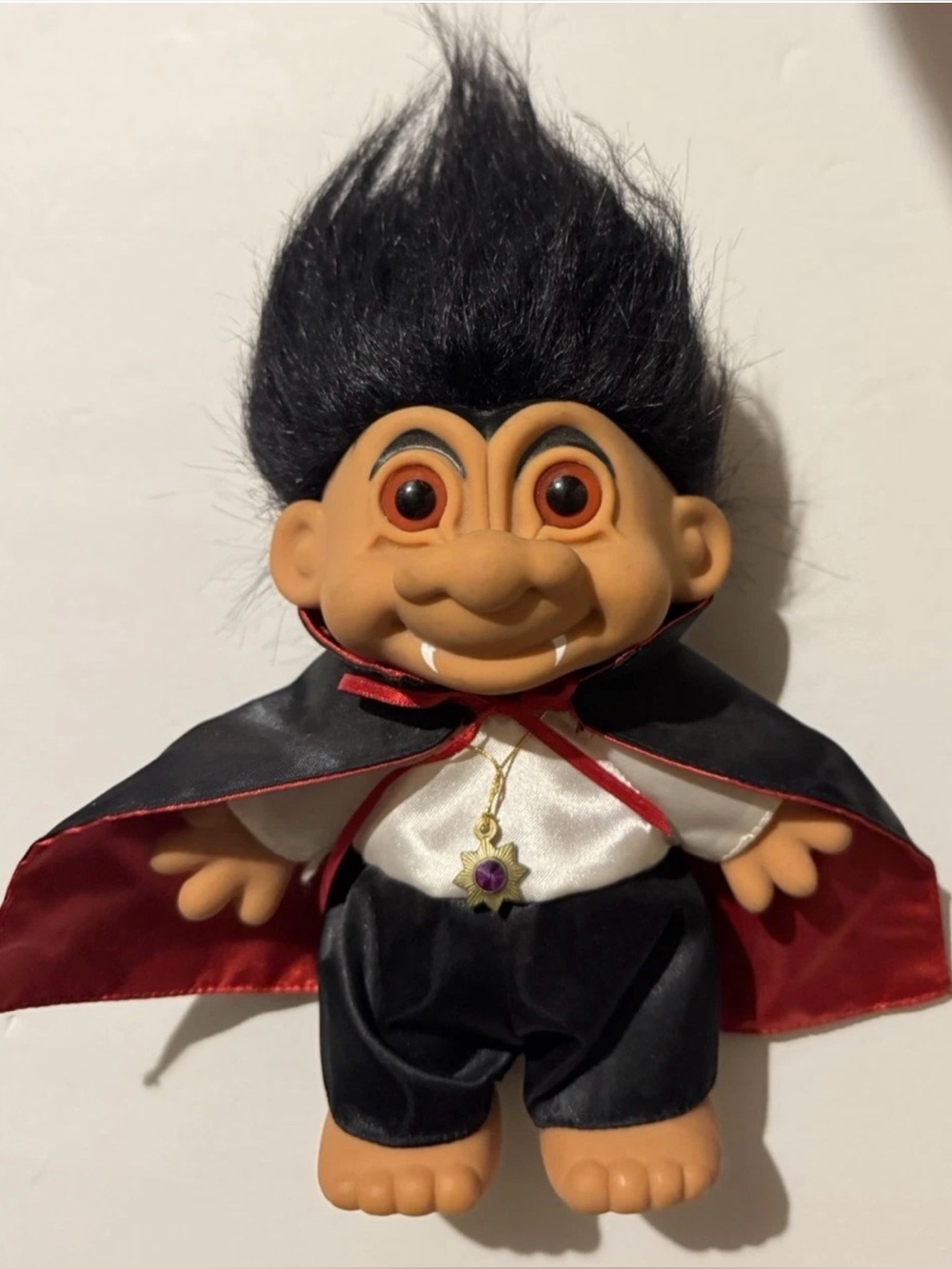 Vintage Russ Vampire Troll Doll Count Dracula Halloween